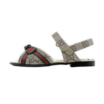 (PS) Gucci GG Supreme Canvas Sandal 'Beige Green'
