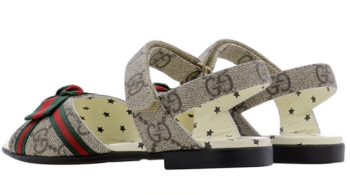 (PS) Sandalia Gucci GG Supreme Lona 'Beige Verde' 647051-2OQ20-9766 Lookbook (PS) Sandalia Gucci GG Supreme Lona 'Beige Verde' 647051-2OQ20-9766
