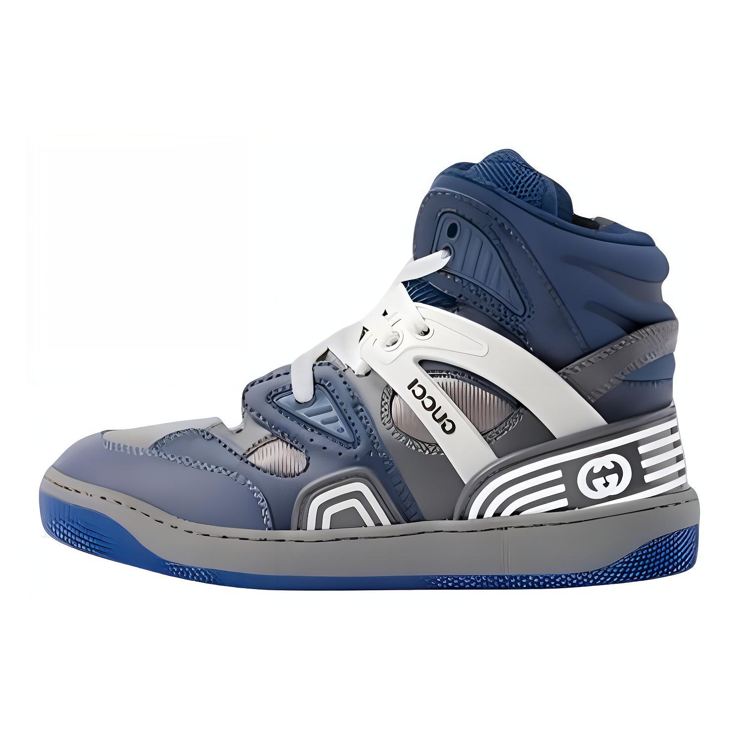 (Preschool) Gucci High-Top Sneaker 'Blue' 726336-2SHT0-4270