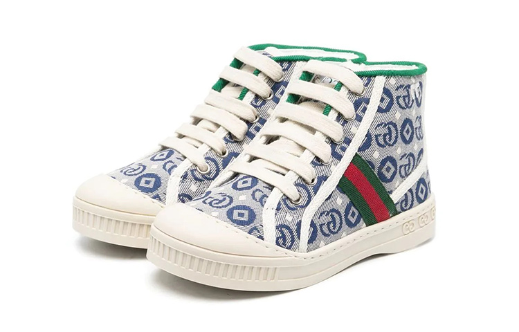 (Preschool) Gucci High-Top Sneakers 'Blue White' 682227-U4G60-4465