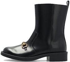 (Preschool) Gucci High Top Boot 'Black Leather Comfort' 703560-U3D00-1000 (Preschool) Gucci High Top Boot 'Black Leather Comfort' 703560-U3D00-1000