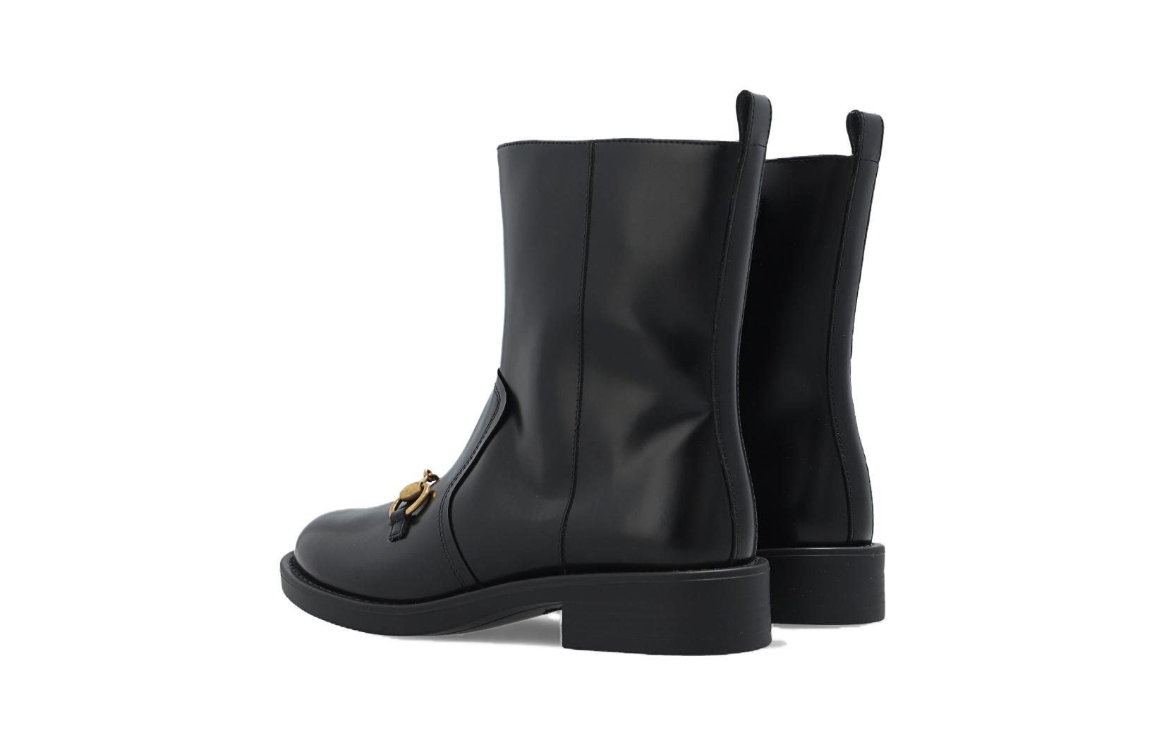 Purchase (PS) Gucci Stivali Alti ''Pelle Nera Comfort'' 703560-U3D00-1000