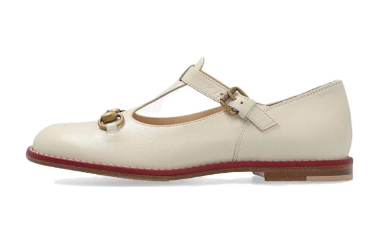 (Preschool) Gucci Horsebit Loafer Low 'White' 725743-C9D00-9522