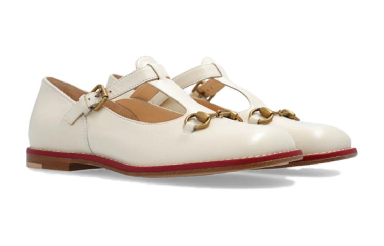 Lookbook (Preschool) Gucci Horsebit Loafer Low 'White' 725743-C9D00-9522