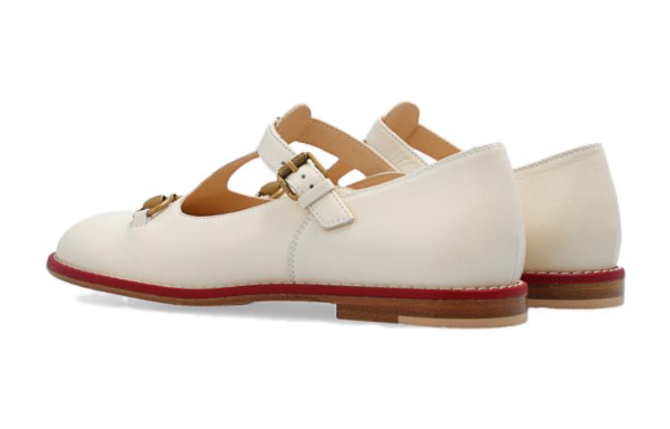 Shop (Preschool) Gucci Horsebit Loafer Low 'White' 725743-C9D00-9522