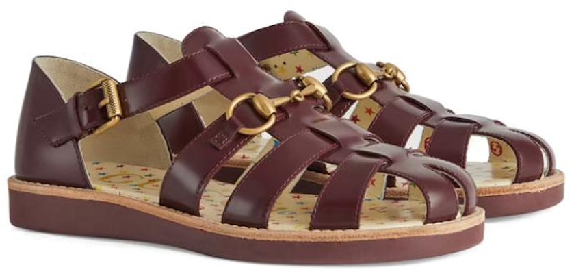 (Preschool) Gucci Horsebit Sandal 'Brown' 681350-D7300-6123 Lookbook (Preschool) Gucci Horsebit Sandal 'Brown' 681350-D7300-6123