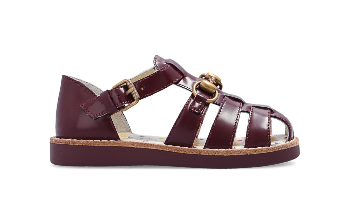 Order (Preschool) Gucci Horsebit Sandal 'Brown' 681351-D7300-6123