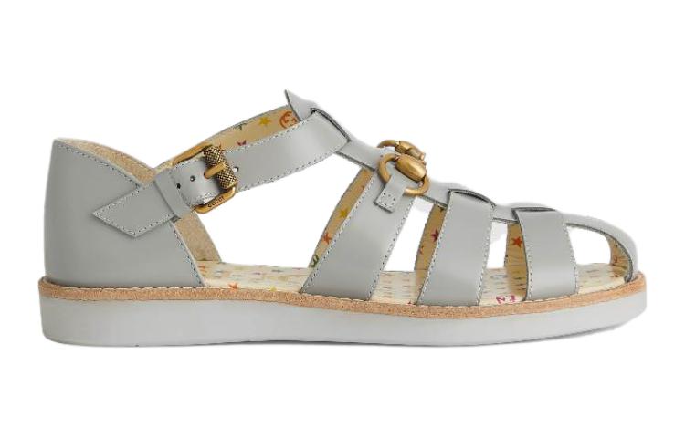 Order (Preschool) Gucci Horsebit Sandal 'Grey' 681350-D7300-1715