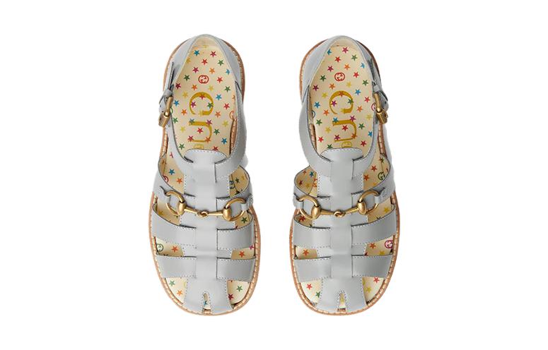 Shop (Preschool) Gucci Horsebit Sandal 'Grey' 681350-D7300-1715