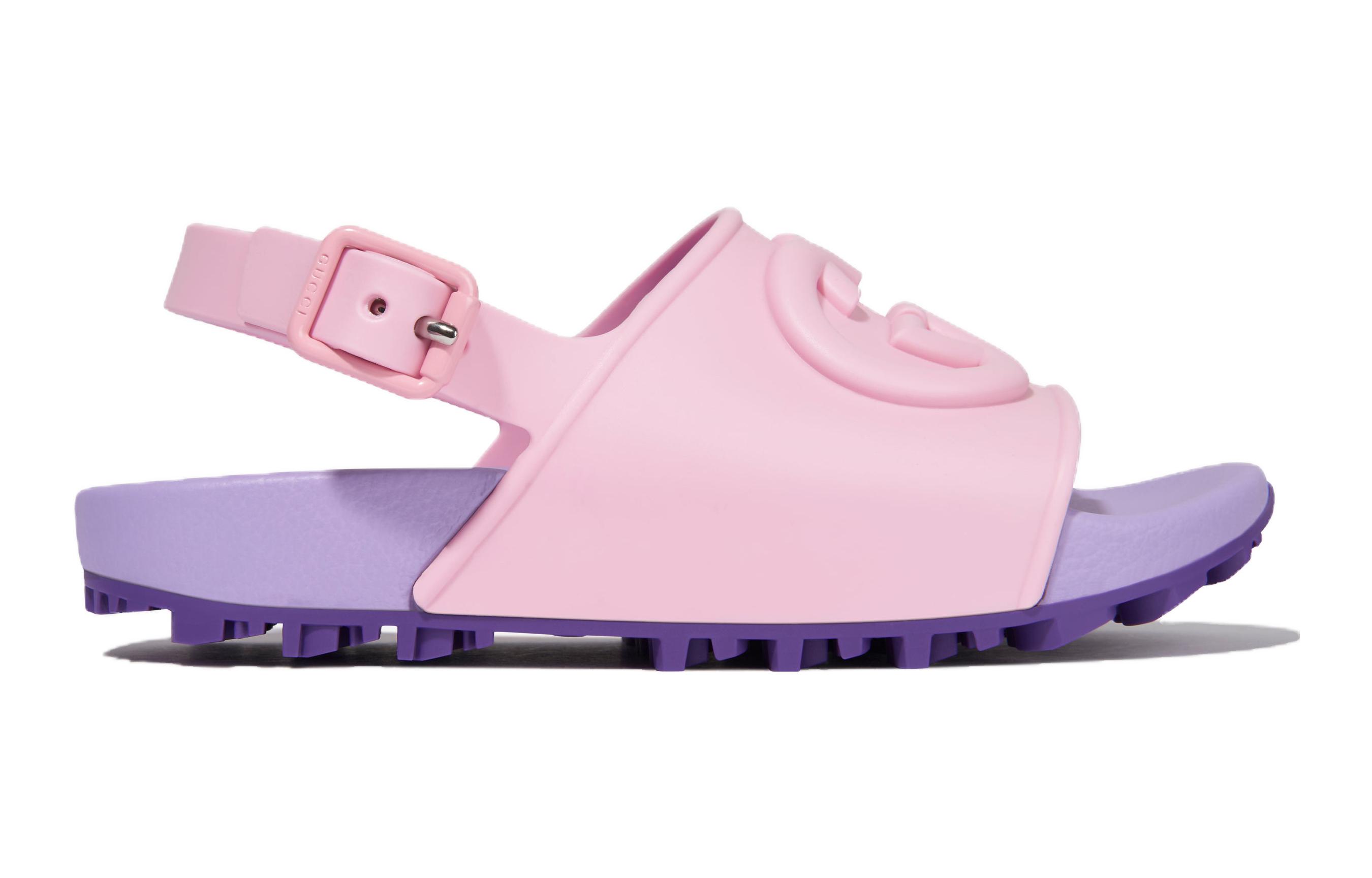 Order (PS) Gucci 互扣式G粉色敞口鞋 725757-JF000-5823