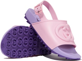 (PS) グッチ GG ピンク オープントゥ サンダル 725757-JF000-5823 Shop (PS) グッチ GG ピンク オープントゥ サンダル 725757-JF000-5823