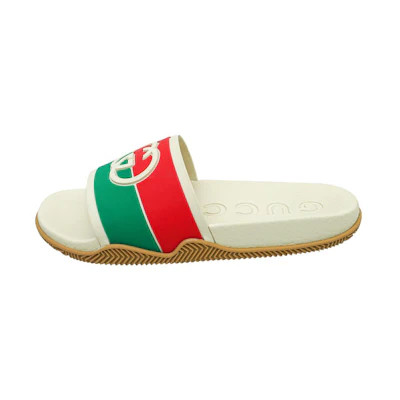 (PS) Gucci Kid's GG Slide 'Red Green'