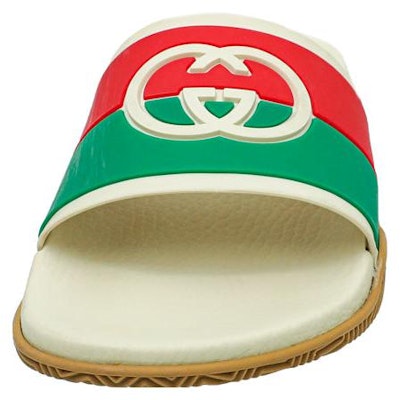 (Preschool) Gucci Kid's GG Slide 'Red Green' 681330JFA009136 Order (Preschool) Gucci Kid's GG Slide 'Red Green' 681330JFA009136