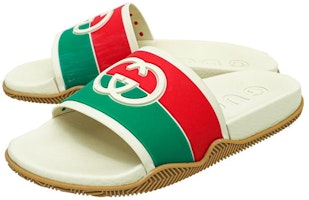 (PS) 구찌 키즈 GG 슬라이드 (레드/그린) 681330JFA009136 Lookbook (PS) 구찌 키즈 GG 슬라이드 (레드/그린) 681330JFA009136