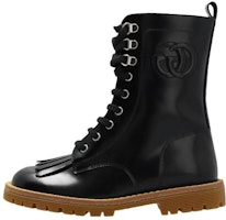 (Preschool) Gucci Lace-Up Boot 'Black Fashion' 702933-U3D00-1000 (Preschool) Gucci Lace-Up Boot 'Black Fashion' 702933-U3D00-1000