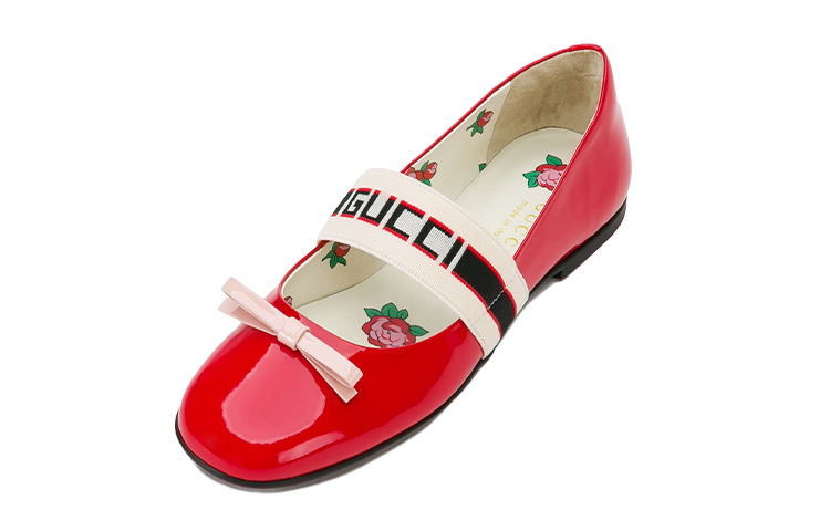 Order (PS) Gucci Scarpe Pelle Platform Rosse con Fiocco 552971-0IRA0-6566