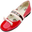 Order (PS) Gucci Scarpe Pelle Platform Rosse con Fiocco 552971-0IRA0-6566