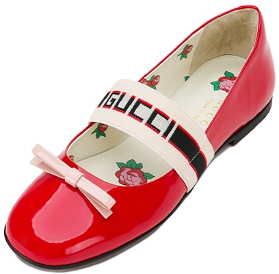 (Preschool) Gucci Leather Bow 'Red Platform' 552971-0IRA0-6566 Order (Preschool) Gucci Leather Bow 'Red Platform' 552971-0IRA0-6566