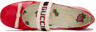 Lookbook (PS) Gucci Scarpe Pelle Platform Rosse con Fiocco 552971-0IRA0-6566