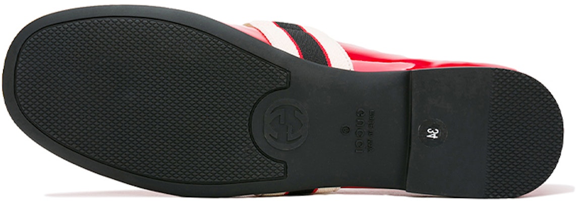 (Preschool) Gucci Leather Bow 'Red Platform' 552971-0IRA0-6566 Shop (Preschool) Gucci Leather Bow 'Red Platform' 552971-0IRA0-6566