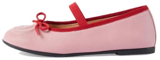 (Preschool) Gucci Leather Bow Low-Top 'Pink' 702907-1D7A0-5860 (Preschool) Gucci Leather Bow Low-Top 'Pink' 702907-1D7A0-5860
