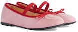Order (PS) Gucci Kulit Bow Low-Top 'Merah Jambu' 702907-1D7A0-5860