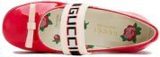 Lookbook (PS) Gucci Scarpe in Pelle con Fiocco Suola Alta ''Rosse'' 553001-0IRA0-6566