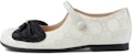 (PS) Gucci Kulit Gesper Low-Top 'Putih' 762665-FACRC-9163