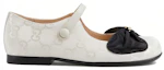 Order (Preschool) Gucci Leather Buckle Low-Top 'White' 762665-FACRC-9163