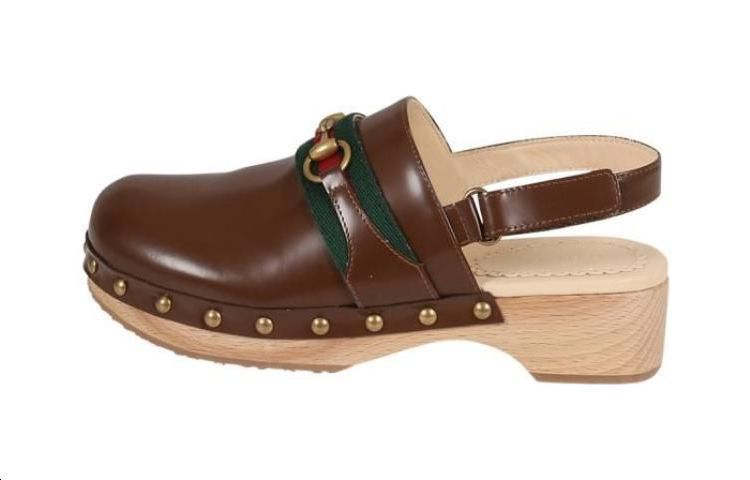 (Preschool) Gucci Leather Buckle Sandals 'Brown Fashion' 725738-U3D20-2342