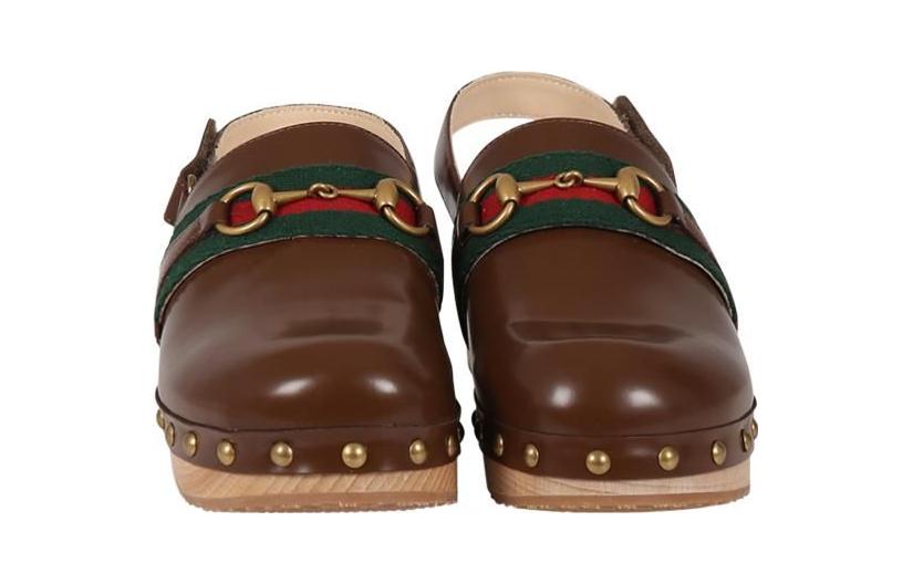 (PS) Gucci Leather Buckle Sandals 'Brown Fashion' 圖 4