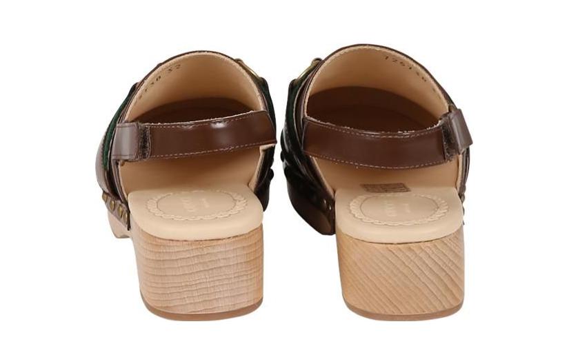 (PS) Gucci Leather Buckle Sandals 'Brown Fashion' 圖 5