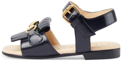 (Preschool) Gucci Leather Horsebit Open-Toe Sandal 'Blue' 725766-AABF0-4054 (Preschool) Gucci Leather Horsebit Open-Toe Sandal 'Blue' 725766-AABF0-4054