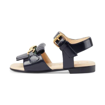 (PS) Gucci Leather Horsebit Open-Toe Sandal 'Blue'