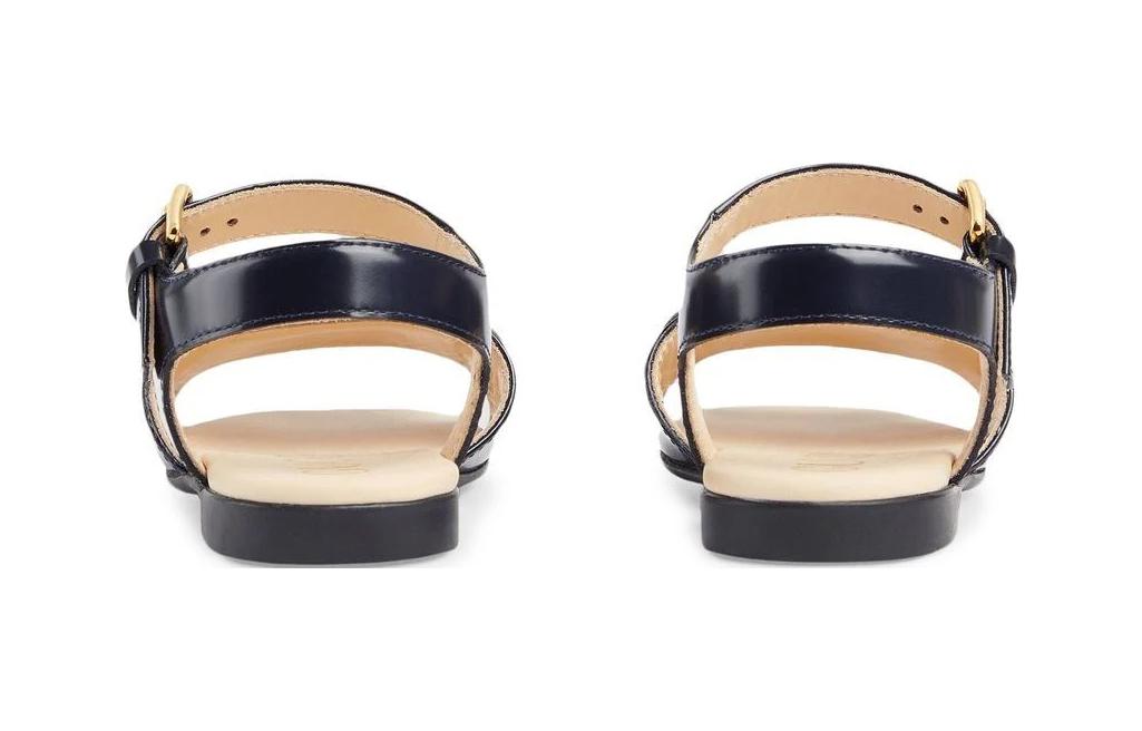 Purchase (Preschool) Gucci Leather Horsebit Open-Toe Sandal 'Blue' 725766-AABF0-4054