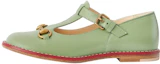 Buy (PS) Mocasines de Cuero Gucci 'Verde Horsebit' 725743-C9D00-3408