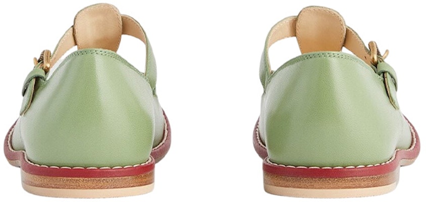 (PS) Loafer Kulit Gucci 'Green Horsebit' 725743-C9D00-3408 Shop (PS) Loafer Kulit Gucci 'Green Horsebit' 725743-C9D00-3408