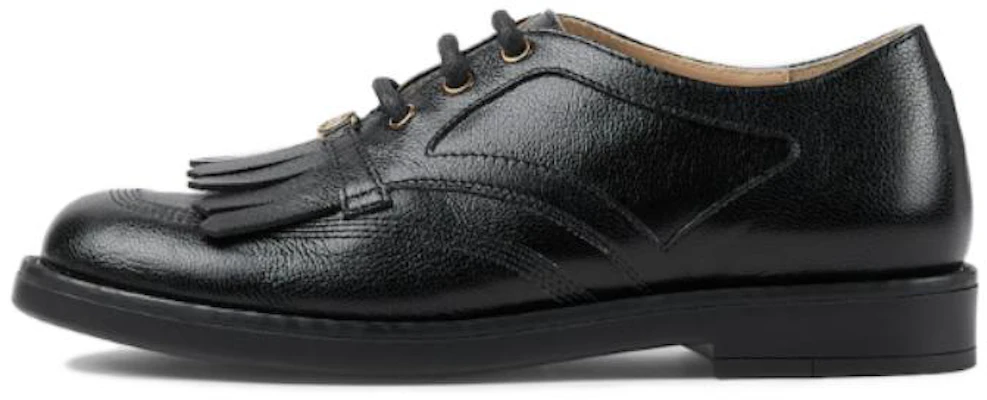 (Preschool) Gucci Leather Low-Top Lace-Up 'Black' 749251-D3V00-1000 Buy (Preschool) Gucci Leather Low-Top Lace-Up 'Black' 749251-D3V00-1000