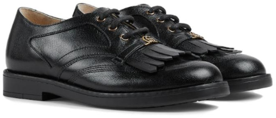 (Preschool) Gucci Leather Low-Top Lace-Up 'Black' 749251-D3V00-1000 Lookbook (Preschool) Gucci Leather Low-Top Lace-Up 'Black' 749251-D3V00-1000