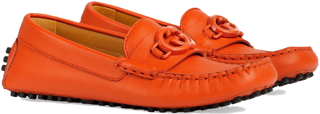 (Preschool) Gucci Leather Pointed-Toe Flats 'Orange' 725740-1XH00-7519 Order (Preschool) Gucci Leather Pointed-Toe Flats 'Orange' 725740-1XH00-7519