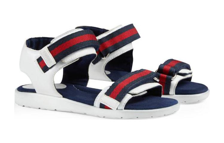 Lookbook (PS) Gucci Ledersandalen ''Komfort Mode'' Weiß 257761-BLN10-9064