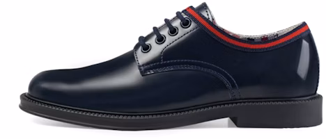 (Preschool) Gucci Leather Sneaker 'Black Blue' 477514-D7310-4065 (Preschool) Gucci Leather Sneaker 'Black Blue' 477514-D7310-4065