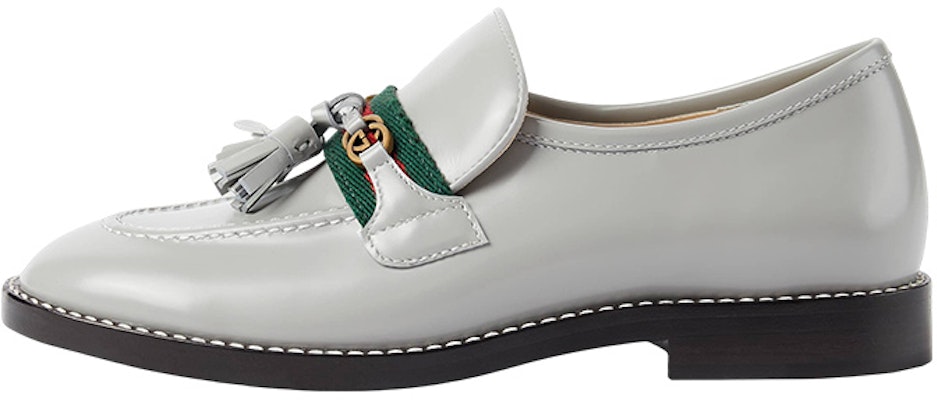 (Preschool) Gucci Leather Tassel Flats 'Grey' 662190-U3D20-1760 Buy (Preschool) Gucci Leather Tassel Flats 'Grey' 662190-U3D20-1760