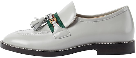 (Preschool) Gucci Leather Tassel Flats 'Grey' 662190-U3D20-1760 (Preschool) Gucci Leather Tassel Flats 'Grey' 662190-U3D20-1760
