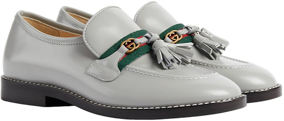 (Preschool) Gucci Leather Tassel Flats 'Grey' 662190-U3D20-1760 Order (Preschool) Gucci Leather Tassel Flats 'Grey' 662190-U3D20-1760