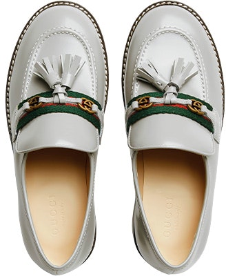 (Preschool) Gucci Leather Tassel Flats 'Grey' 662190-U3D20-1760 Lookbook (Preschool) Gucci Leather Tassel Flats 'Grey' 662190-U3D20-1760
