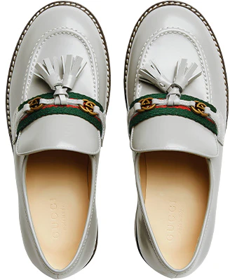 (Preschool) Gucci Leather Tassel Flats 'Grey' 662190-U3D20-1760 Lookbook (Preschool) Gucci Leather Tassel Flats 'Grey' 662190-U3D20-1760