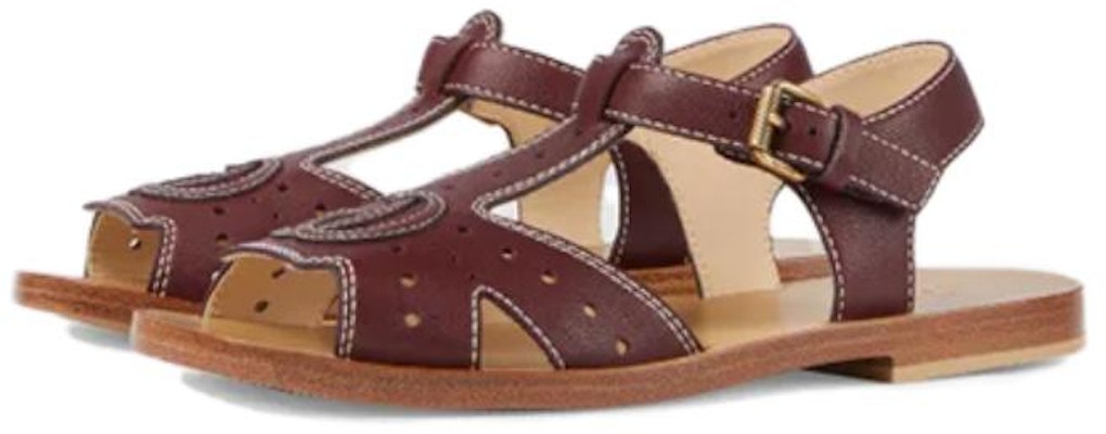 (PS) Sandal Gucci Kulit Tali Jari 'Burgundy' 724055-1XH00-6629 Buy (PS) Sandal Gucci Kulit Tali Jari 'Burgundy' 724055-1XH00-6629
