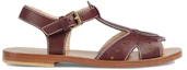 Order (PS) Sandal Gucci Bahan Kulit Jepit Ujung Bulat 'Burgundy' 724055-1XH00-6629
