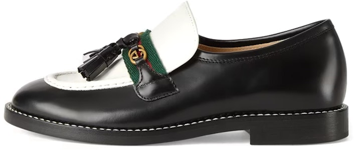 中童 GUCCI 飾織帶樂福鞋 黑色 Buy 中童 GUCCI 飾織帶樂福鞋 黑色